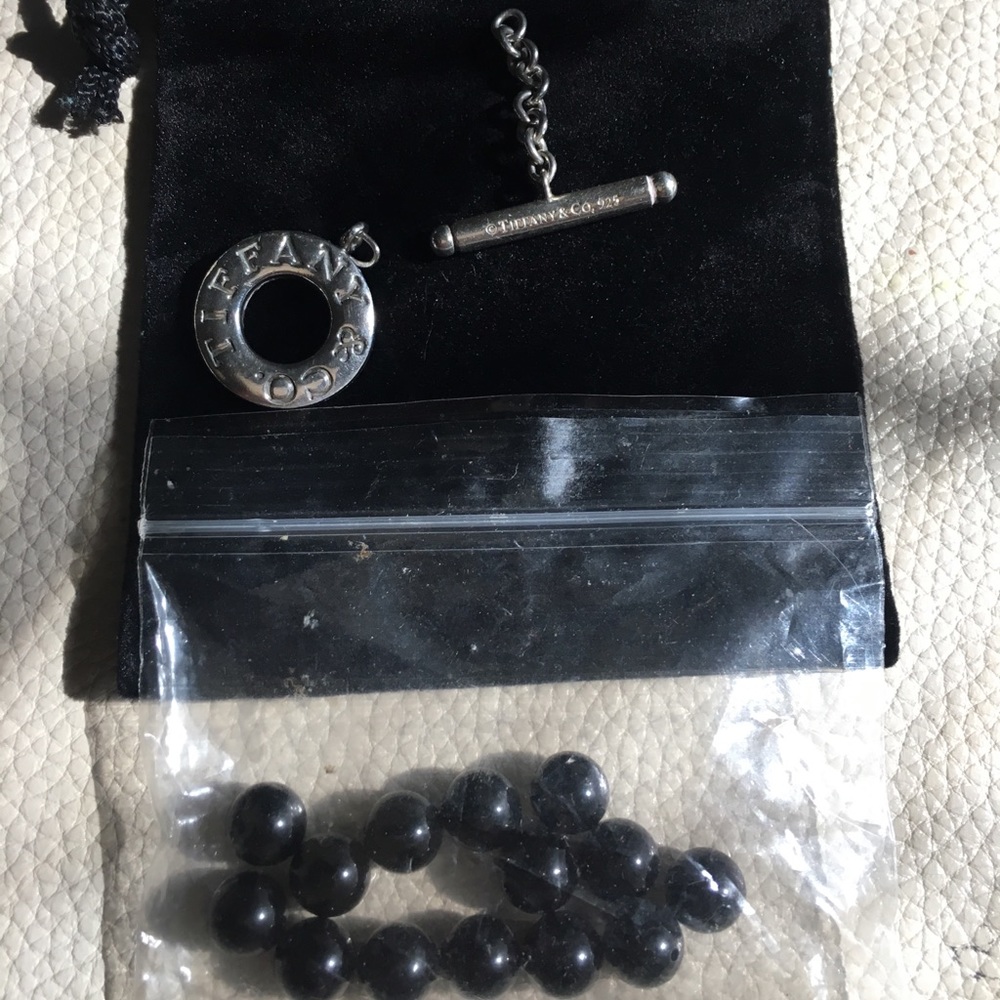 Tiffany & Co Onxy bracelet pieces